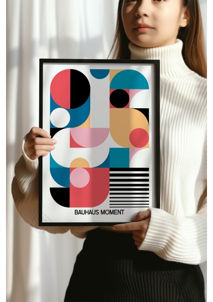 Bauhaus Serisi Siyah Çerçeveli Poster, Tablo NO:119 modelleri
