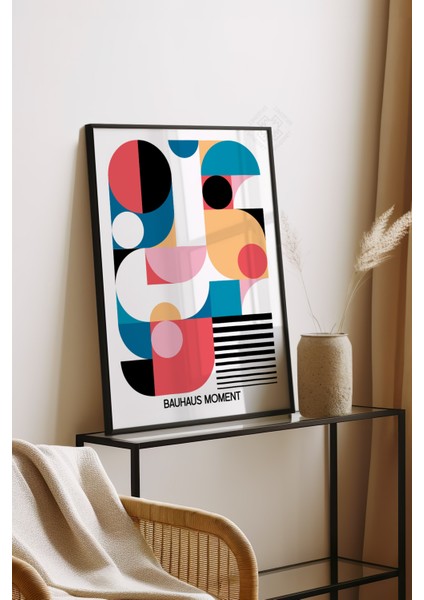 Bauhaus Serisi Siyah Çerçeveli Poster, Tablo NO:119 fırsatları