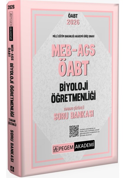 2026 Meb Ags Öabt Biyoloji Öğretmenliği Tamamı Çözümlü Soru Banka