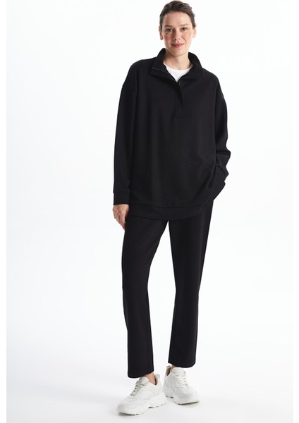 Yeni Sezon Dik Yaka Kadın Sweatshirt Tunik fiyatları