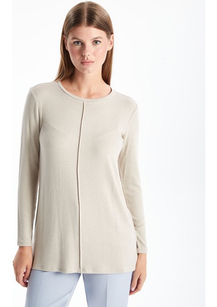 Yeni Sezon Bisiklet Yaka Kadın Tişört