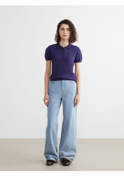 Yeni Sezon Polo Yaka Kadın Triko Kazak fiyatları