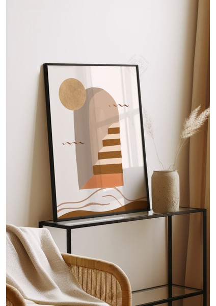 Bohemian Serisi Siyah Çerçeveli Poster, Tablo No:16