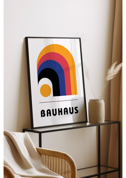 Bauhaus Serisi Siyah Çerçeveli Poster, Tablo NO:111 fırsatları