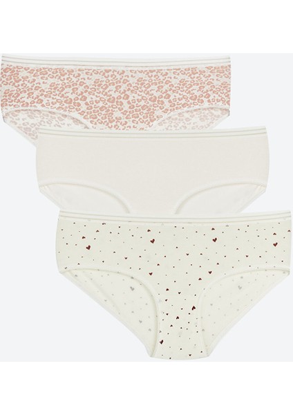 Yeni Sezon Desenli Hipster Külot 3'lü