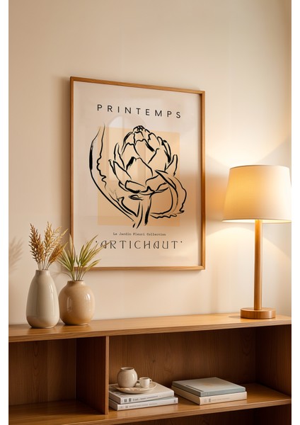 Bohemian Serisi Ahşap Çerçeveli Poster, Tablo NO:108