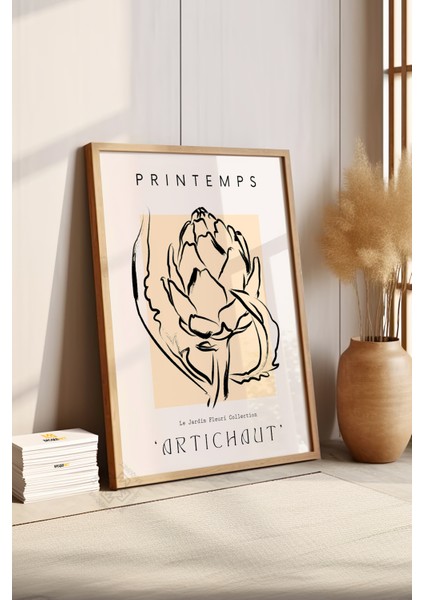 Bohemian Serisi Ahşap Çerçeveli Poster, Tablo NO:108 fırsatları