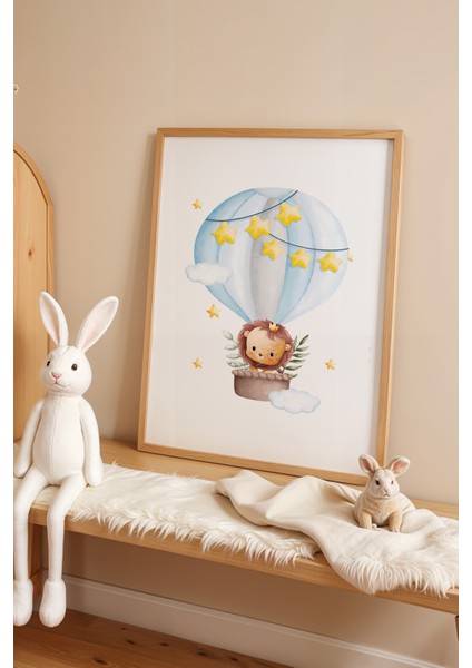 Çocuk Odası, Bebek Odası Ahşap Çerçeveli Poster, Tablo No:10 fiyatları