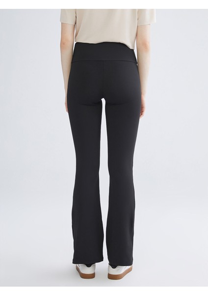 Yeni Sezon Beli Lastikli Ispanyol Paça Kadın Spor Tayt indirimleri