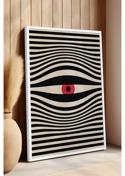 Bauhaus Serisi Beyaz Çerçeveli Poster, Tablo No:33 fırsatları