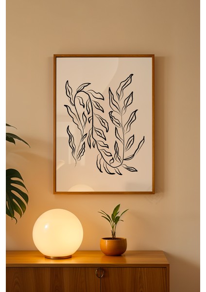 Bohemian Serisi Ahşap Çerçeveli Poster, Tablo NO:113 fiyatları