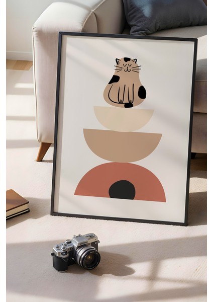 Bohemian Serisi Siyah Çerçeveli Poster, Tablo No:19 fırsatları