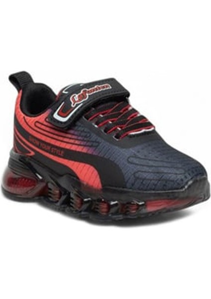 Lafonten Patik 744 Işıklı Çocuk Günlük Ayakkabı KM05A744 Siyah Kırmızı fiyatları