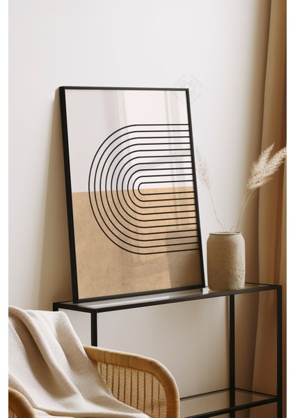 Bohemian Serisi Siyah Çerçeveli Poster, Tablo No:3