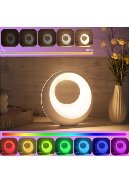 Başucu Işığına Dokun, Yatak Odası Gece Işığı/uzaktan Kumanda Masası Işık, Dimmabable, Zamanlı, Rgb Renk Değiştiren Gece Işığı (Yurt Dışından) fırsatları