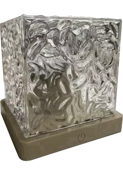 Su Dalga Lambası Dekorasyon Gece Işığı, Yatak Odası Atmosfer Işığı, Dalga Projeksiyon Masası Işık 3 Renkli Dokunuş (Yurt Dışından)