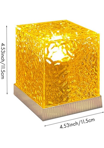 Su Dalga Lambası Dekorasyon Gece Işığı, Yatak Odası Atmosfer Işığı, Dalga Projeksiyon Masası Işık 3 Renkli Dokunuş (Yurt Dışından) fırsatları