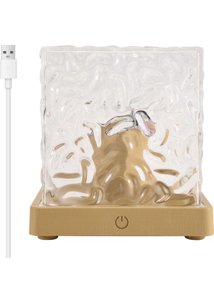 Aurora Northern Lights Lambası, Dalga Küpü Lambası, Okyanus Dalgası Projektörü, Yatak Odası Için 16 Renkli Su Dalgası Etkisi Lambası (Yurt Dışından)