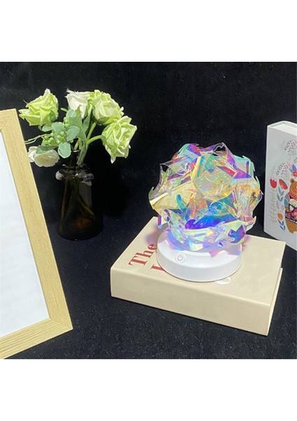 Yatak Odası Lambası Başucu Lambası Gece Işık Renkli Değişim Renk Romantik Işık ve Gölge Atmosfer Gece Işığı C (Yurt Dışından) modelleri