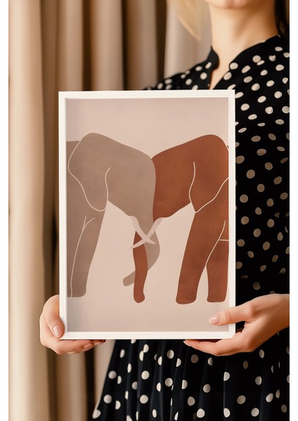Bohemian Serisi Beyaz Çerçeveli Poster, Tablo No:33 modelleri