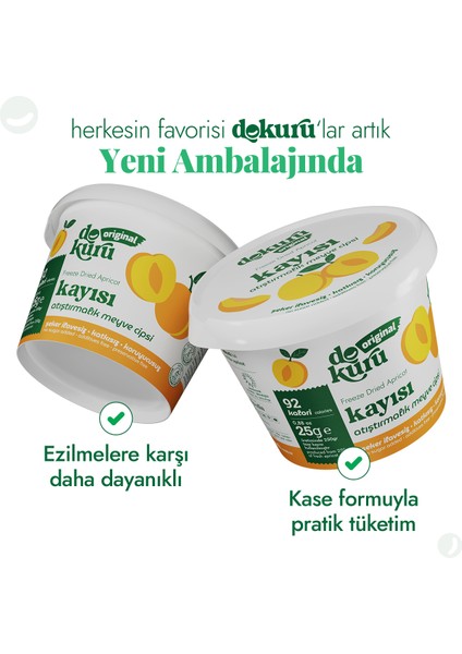 Original Kayısı Atıştırmalık Meyve Cipsi - Dondurularak Kurutulmuş Kayısı - Freeze Dried Kayısı fiyatları