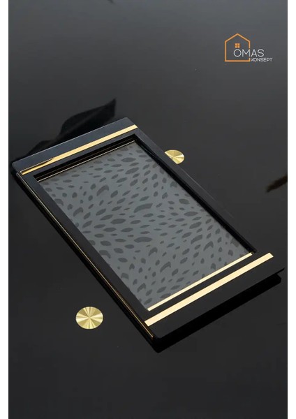 Premium Gold Dekoratif Ahşap Camlı Sunum Tepsisi,ahşap Camlı Sunum Tepsisi modelleri