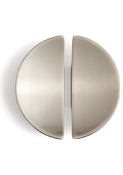 4716 Yarım Daire Kulp Oval Saten Renk Tek Adet 16 mm