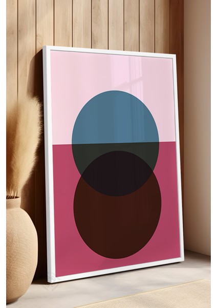 Bauhaus Serisi Beyaz Çerçeveli Poster, Tablo No:73 fırsatları