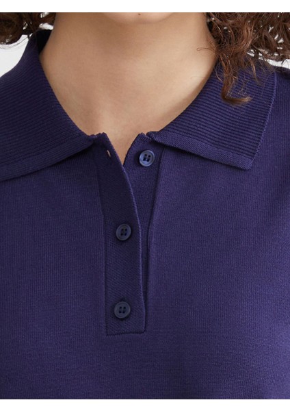 Yeni Sezon Polo Yaka Kadın Triko Kazak modelleri