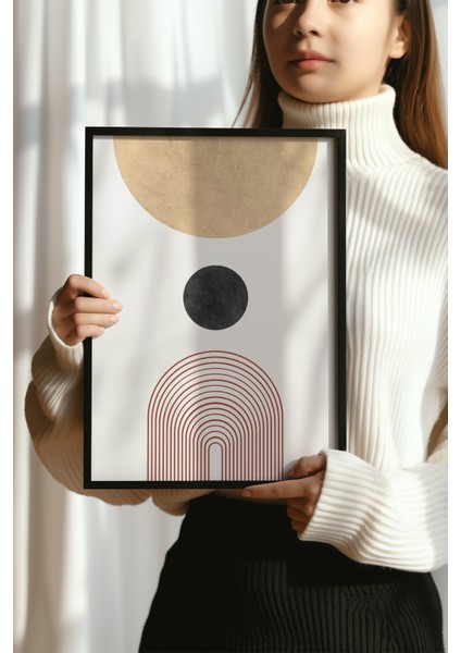 Bohemian Serisi Siyah Çerçeveli Poster, Tablo No:10 modelleri