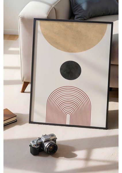 Bohemian Serisi Siyah Çerçeveli Poster, Tablo No:10 fırsatları