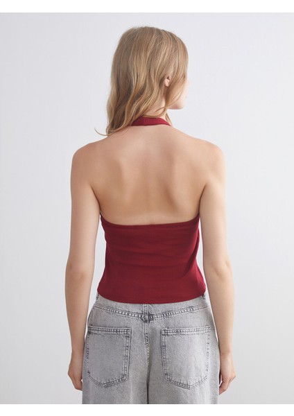 Yeni Sezon Halter Yaka Fitilli Kadın Atlet fırsatları