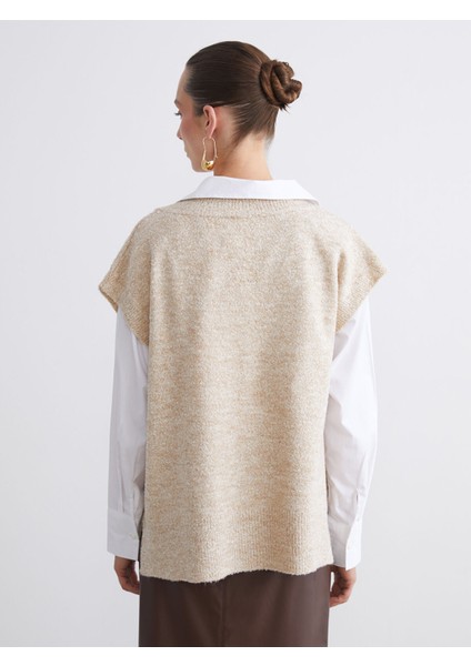 Yeni Sezon V Yaka Kadın Triko Süveter indirimleri