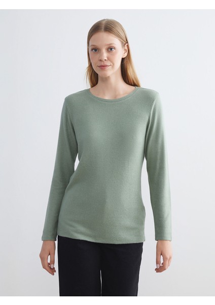 Yeni Sezon Bisiklet Yaka Kadın Body