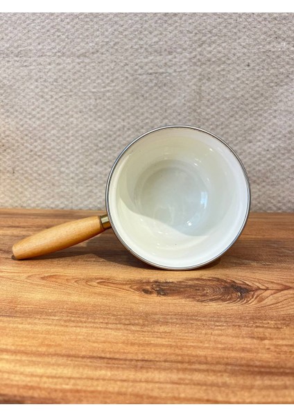 Mavi Puantiye Desenli Emaye Sütlük - Isıtma Tenceresi modelleri