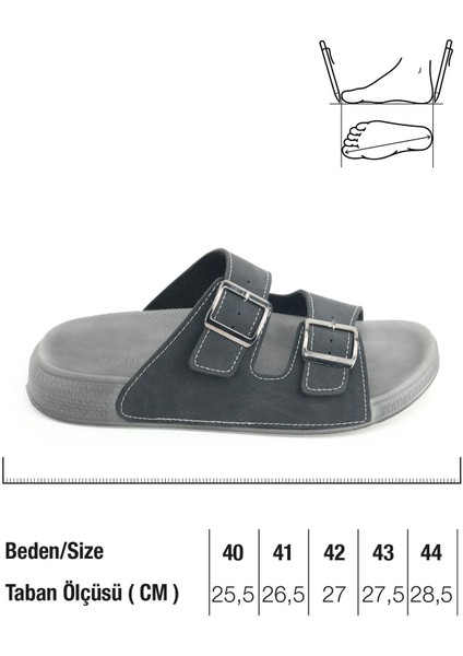 Erkek Yazlık Suni Deri Iki Toka Ayarlanabilir Rahat Taban Günlük Terlik fiyatları