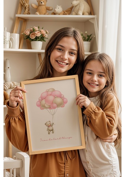 Çocuk Odası, Bebek Odası Ahşap Çerçeveli Poster, Tablo NO:112 modelleri