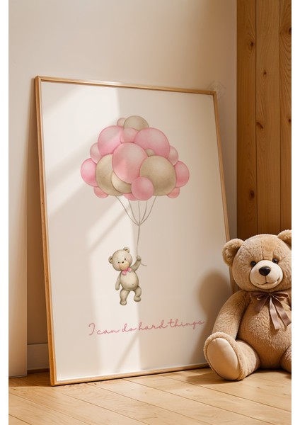 Çocuk Odası, Bebek Odası Ahşap Çerçeveli Poster, Tablo NO:112 fırsatları