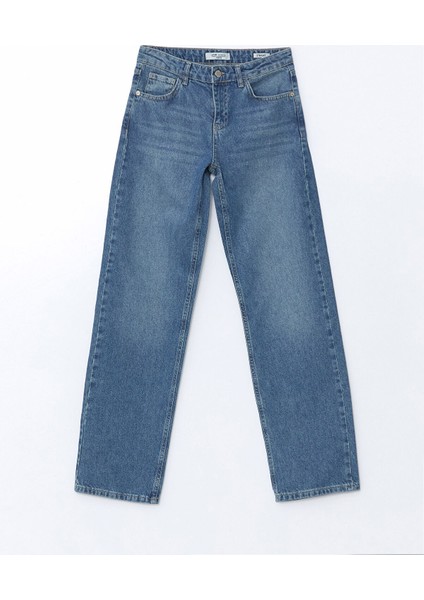 Yeni Sezon Straight Fit Kadın Jean Pantolon indirimleri