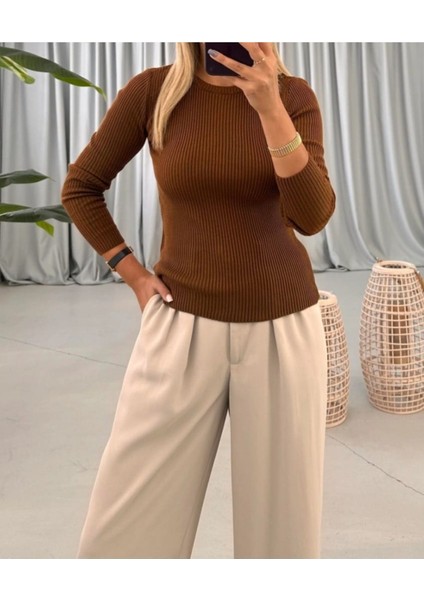 Standart Beden Kadın Kazak 3 Renk