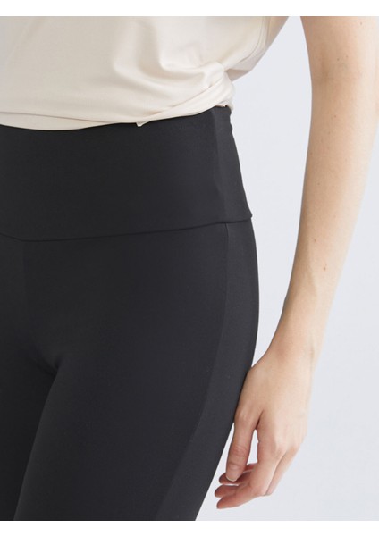 Yeni Sezon Beli Lastikli Ispanyol Paça Kadın Spor Tayt fırsatları