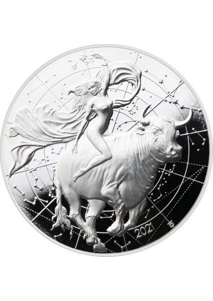 Tanrıça Europa Mythos Gümüş Sikke Coin