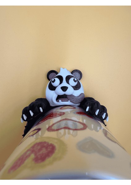 Siyah Dili Dışarda Panda Press Bardak Altlığı / Verslab Print fırsatları