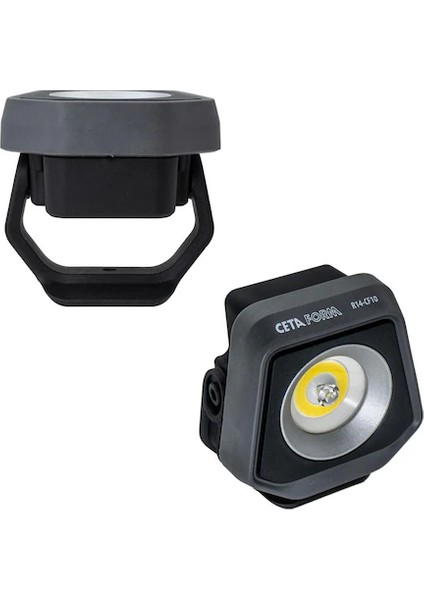 R14-CF10 Şarjlı Kompakt LED Projektör Lamba 1000 Lümen