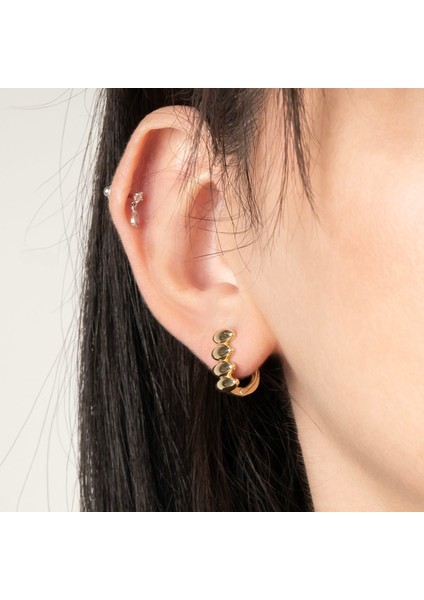 Mekik Altın Halka Küpe AHK124 modelleri