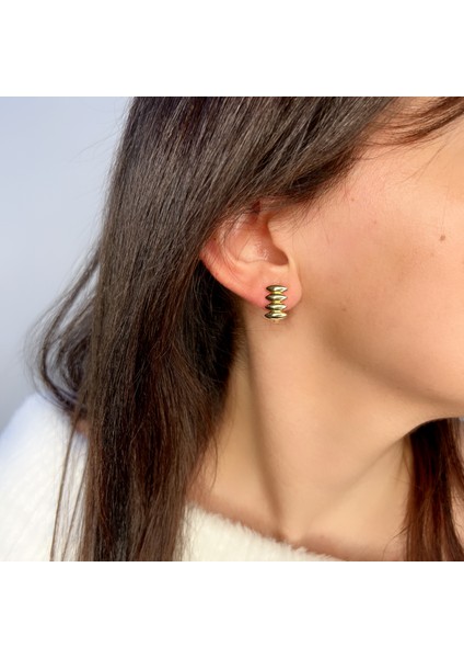 Mekik Altın Halka Küpe AHK124 fırsatları