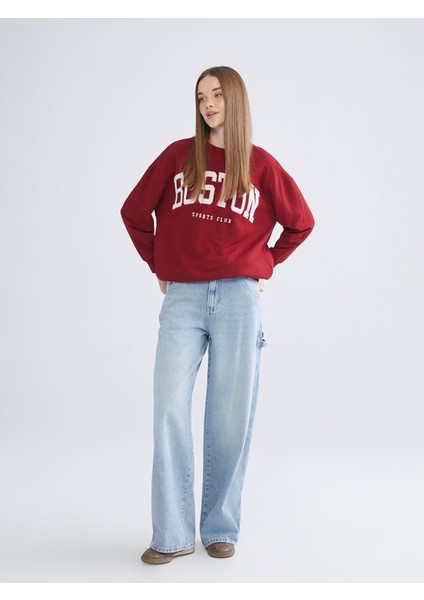 Yeni Sezon Baggy Fit Kadın Jean Pantolon