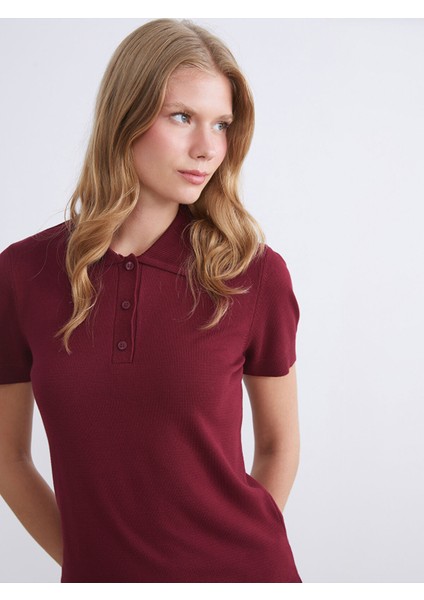 Yeni Sezon Polo Yaka Kadın Triko Kazak