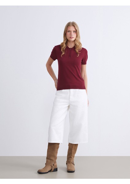 Yeni Sezon Polo Yaka Kadın Triko Kazak fiyatları