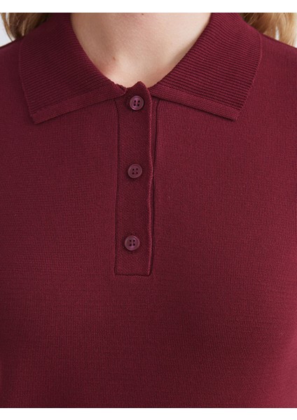 Yeni Sezon Polo Yaka Kadın Triko Kazak modelleri